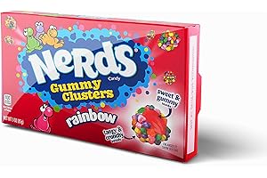 ‎NERDS WONKA Gummy Cluster Rainbow 85g US Candy Sweets Amerikanische Süßigkeiten Kaubonbon Kinder Kids Original aus USA - ArBo Living Quality