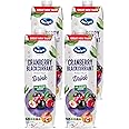 Ocean Spray Cranberry Blackcurrant Mixed Fruit Drink No Sugar Added, 1 Litre (Pack of 4)
