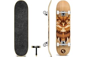 SKATRO - Pro Skateboard 31" Complete Skateboard. Skate Board ages: adults, boys, girls, beginners, and Kids