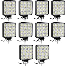 Arbeitsscheinwerfer LED Bagger LED Arbeitsscheinwerfer Panel 12V/24V – Zusatzscheinwerfer Für PKW, Traktor, LKW, Bagger 12V 24V Zusatzscheinwerfer Panel Arbeitslicht KMR