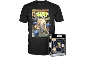 Funko Boxed Tee: Star Wars EP1 the Phantom Menace Anniversary - Jar Jar Binks - Large - T-Shirt - Clothes - Gift Idea - Short Sleeve Top for Adults Unisex Men and Women - Official Merchandise