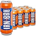 IRN-BRU Regular, 12 Pack Original Big Can Fizzy Drinks - 12 x 500ml Big Cans