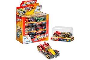 T-RACERS T- Racers Mix'N Race - Colección de 12 Coches coleccionables, Cada Coche Desmontable en Dos Partes con Piezas Intercambiables, Colección 1 de 2
