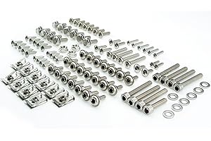 ‎SEGO Peugeot Speedfight 2 Schrauben Verkleidung Edelstahl rostfrei Schraubenset Satz 10 Clipse und Variomatikschrauben - 102 Bauteile