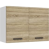 Meuble Haut Cuisine Chêne Sonoma 80x31x60 Cm - Armoire Murale