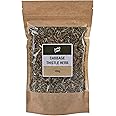 Lowhill Valley Cabbage Thistle Herb Tea - Cut and Dried Cirsium Oleraceum Leaves and Flowers for Liver, Digestive Aid, and Detox Support - Mildly Bitter Flavour - 100% Natural - 100g