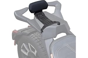 SAUTVS Passenger Short Rail for Can-Am Ryker, Sports Passenger Back Rest Kit for Can Am Ryker 600 900 Sport & Ryker Rally Edition All Models Accessories (Replace #219400801)