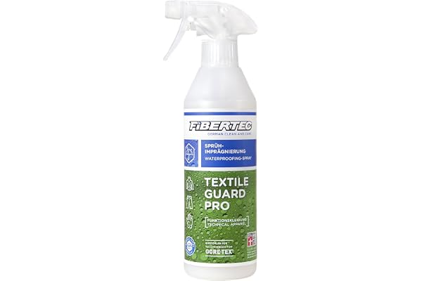 Fibertec - Imperméabilisant, Transparent, 500 ML - pour imprégnation du Textile - « Guard Pro »