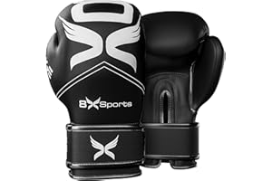 8XSPORTS MOVE ON 8xSports Boxing Gloves, Maya Hide Leather, Professional Training Sparring, MMA Gloves Mua Thai Kickboxing Fighting, Punching Bag Focus Mitts Pads Men Women