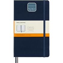 Carnet Moleskine Classique XL - 19x25 Cm, 192 Pages Pointillées, Couverture Souple Vert Myrte