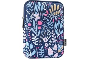 TiMOVO Custodia 6-7" per Nuovo Kindle Paperwhite/Signature Edition/Oasis, Sacchetto Protettivo per E-Reader, Cover da Trasporto Colorsoft Compatibile con Kindle E-Reader, Fiore Colorato