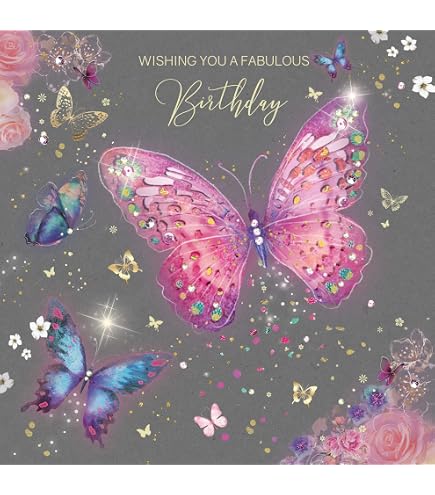 Cherry Orchard Geburtstagskarte „Fabulous Friend“ – Mit Gin-Cocktail Design, 143x210 Mm