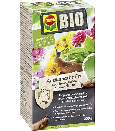 Esca anti lumache a base di Fosfato Ferrico - Zapi Lumachicida FER 200 g PFnPE