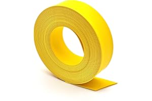 Makashop24 - Schrumpfschlauch 2:1 Auswahl: 1 Meter, rot,Blau, gelb, Grün/gelb grau, transparent, braun usw verschiedene Farben Ø 1,2 bis 25,4 mm (Ø 25,4 mm, gelb)