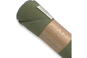 Yogabum Grip Dot Yoga Mat Towels | Non-Slip | Eco Yoga Towel