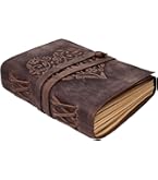 CAHIER,blue-Passport style--Carnet de croquis en cuir véritable, carnet