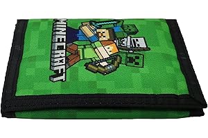 Theonoi Świetny pomysł na prezent dla koni/dzieci portmonetka/portfel/portfel, Minecraft, 9 x 13 cm, komiks