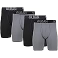 Gildan Men's Underwear Cotton Stretch Boxer Briefs, Multipack (Pack of 8)