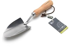 Burgon & Ball RHS Stainless Hand Trowel, 30 cm Length