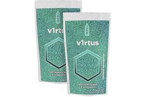 v1rtus | 2 X vernice glitter 100g Additivo (Turquoise olografico)