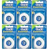 Oral-B Essential Floss Naneli ve Mumlu Diş İpi 50 m x 6 Adet
