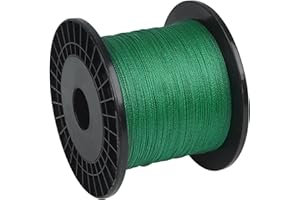 SHADDOCK Sedal de pesca trenzado de 4 capas de polietileno trenzado, 100 m/300 m/500 m/1000 m, muy fuerte trenzado para agua dulce y agua salada