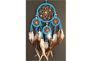 BRILLIANT GIFTS LOVELY BLUE DREAM CATCHER BOYS GIRLS BEDROOM NURSERY DECORATION KIDS DREAMCATCHER