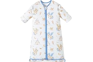 Chilsuessy Winter 3.5 Tog Children's Sleeping Bag with Removable Sleeves, Super Warm Baby Sleeping Bag for Boys and Girls from 1 to 10 Years Old, 3.5 Tog/Beautiful Lock, XL (130-150 cm)