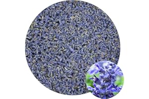 TooGet Naturales Flores de Lavanda Secas Grado Adicional Flor Azul Ultra Lavanda Vacío-Packed - 225g