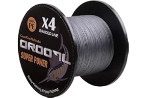 OROOTL Geflochtene Angelschnur 100M~1000M 4fach PE Geflochten Angeln Schnüre Braided Fishing Line(10LB-133LB) für das Salzwasser Süßwasser