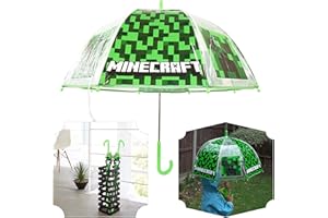 SRV Hub Paraguas de cúpula de PVC para niños, cómodo paraguas de campana para niños, paraguas resistente al viento para niñas y niños, mantiene a los atletas jóvenes secos y felices de 3 a 7 años