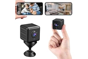 NFMAXONE Mini Camara Espia WiFi |Cámara Vigilancia WiFi Interior | Cámara Espía Oculta con Visión Nocturna y Detección de Movimiento | Camaras Espias Camufladas 3 Horas Batería, Grabación en Bucle.