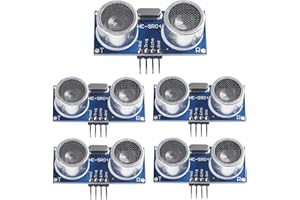 AOICRIE ElecRight HC-SR04 Ultraschall-Sensor-Entfernungsmodul für Nano Robot XBee ZigBee von ElecRight für Ultraschall-Näherungssensoren, Bewegungsmelder, 5 Stück