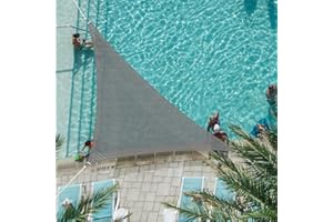 CelinaSun Voile d'ombragePare-Soleil Jardin Balcon Polyéthylène HDPE Respirant Triangle 4,6 x 4,6 x 6,5 m Anthracite