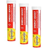 Supradyn Energy Boost Efervesan Tablet l Kafein, Guarana, Multivitamin ve Mineral (3 paketi)