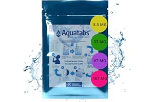 BLUE AHEAD NaDCC Ration Pack Water Purification Tablets for Drinking, Sterilising Purifying Neutralising Cleaning Suspect and Contaminated Sources. Multi Strength Water Purifier Tablets