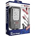 Bosch C7 - Intelligent and Automatic Battery Charger - 12V-24V / 7A - UK Plug - for Lead-Acid Batteries, GEL, Start/Stop EFB, Start/Stop AGM for Motorcycles, Cars and Light Commercial Vehicles, Grey