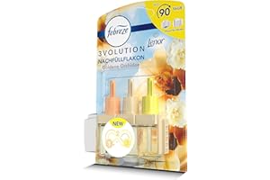 Febreze 3Volution Duftstecker Nachfüllflakon 20 ml Lenor Goldene Orchidee, 3 Abwechselnde Düfte Bekämpfen Gerüche