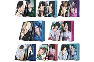 PYAJUU 8PACK/440PCS Stray Kids Photocard Set Stray Kids ATE Album Photo Cards Set 2024 Stray Kids Lomo Cards ATE Postcard Stray Kids Merch Felix Photocards Hyunjin Photocards