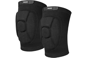 EULANT Genouillères Volley Ball pour Juniors & Adultes, Anti-collision Douce Genouillère Danse,Extensible Protege Genoux Sport pour Handball Basket-ball Patinage Artistique VTT Entraînement Pilate