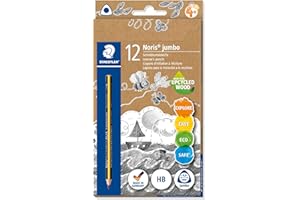STAEDTLER Noris Club Jumbo de Aprendizaje Lápiz HB (Pack de 12)