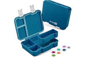 My Vesperbox® Brotdose für Kinder mit Fächern [JIN] - Lunchbox mit Trennfächern - Bento Box - Jausenbox - Brotzeitbox für Schule & Kindergarten - Vesperdose für Jungen & Mädchen