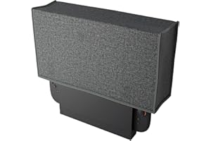 PlayVital Cover Antipolvere per Nintendo Switch 2, Copertura Nylon Coperchio Protettivo Impermeabile Antigraffio per Nintendo Switch 2 Console & Charging Dock, Grigio