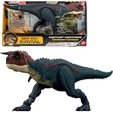 Koşup ısıran ve k&uuml;kreme sesleri &ccedil;ıkaran Mattel Jurassic World Muhteşem Saldırı Carnotaurus dinozor aksiyon fig&uuml;r&uuml;, dijital oy