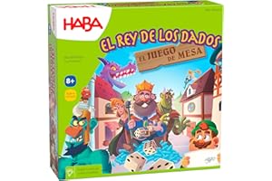 HABA 306404 - El Rey de los Dados - El Juego de Mesa, Juego Juvenil de Mesa de táctica. Más 8 años