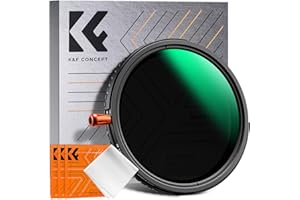 K&F CONCEPT 82mm Nano-Klear Filtro 3 In 1 Funzione CPL & Black Mist 1/4 & Variabile ND2-32 con 3 Panni di Pulizia per Obiettivo Fotocamera, Filtro in Vetro Ottico con 18 Strati Nano Rivestimento