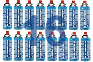 HYTAMA TOOLS 16 PEZZI - Bombola Bomboletta cartuccia a gas da 390 ml (227 gr) Kemper 577 ideale per stufette e fornelli portatili tipo bistro