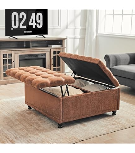 Cassapanca Contenitore Da Interno Tidyard Poggiapiedi,Sgabello