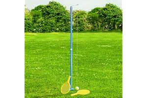 Rexco Spinning Rotor Pole Tennis Ball Racket Bat Game Set Toy Playset Garden Lawn Beach Outdoor For Kids Childrens Family 2 Two Player Entertaining Fun