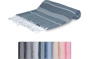 MEBY Ręcznik do sauny XXL (100 x 200 cm). Ręcznik plażowy, ręcznik kąpielowy, turecki ręcznik hammam, ręcznik. 100% bawełna (niebieski petrolowy)